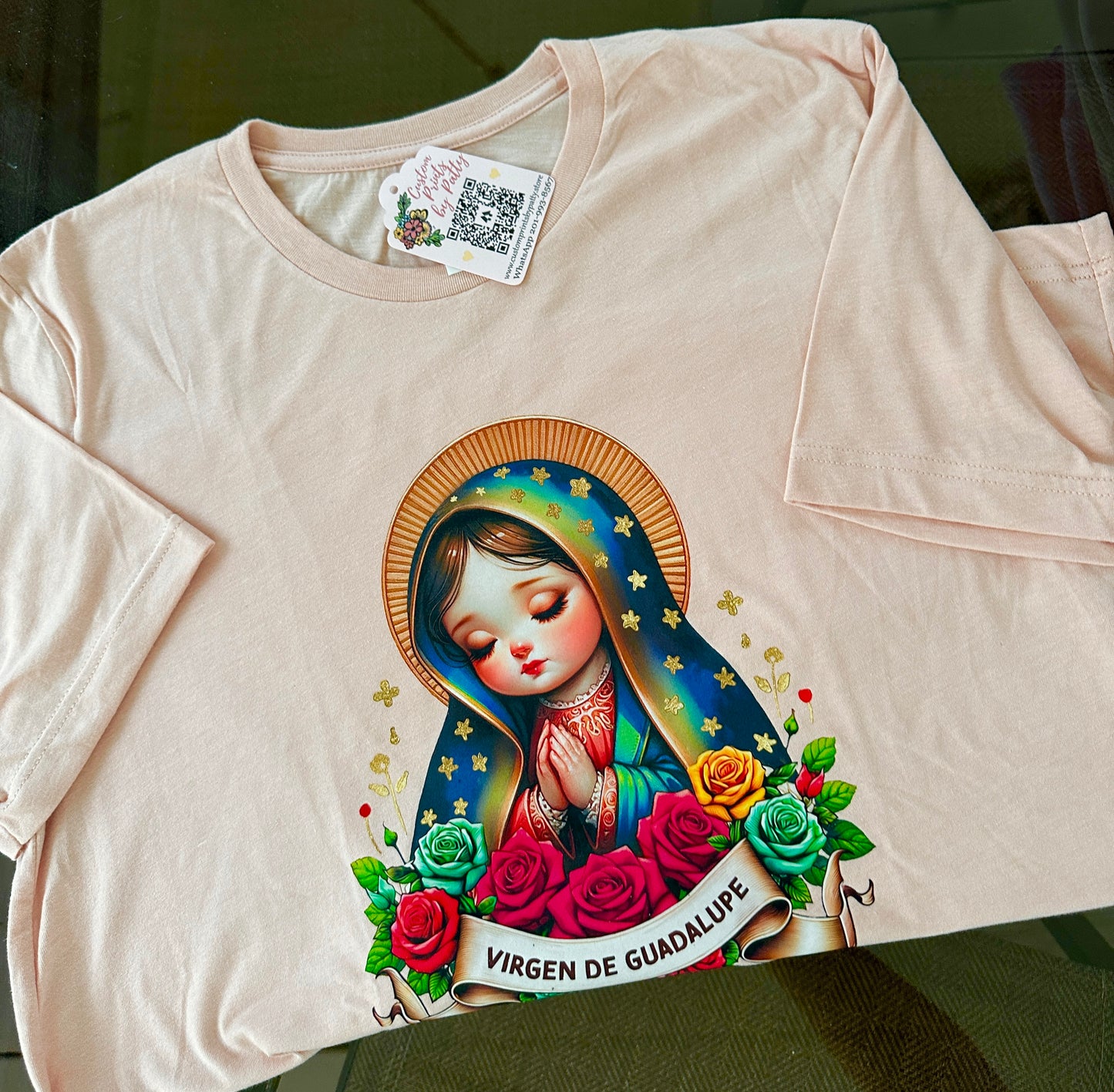Virgen de Guadalupe Graphic Tee – Short Sleeve