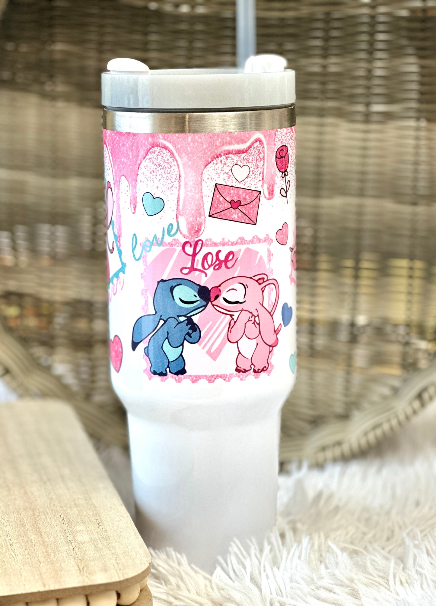 Stainless steel tumblers, Kitty tumblers, 40 oz tumblers, kitty tumblers with handles, alien tumblers, coquette bow tumblers, birthday gifts, back to school gifts, personalized tumblers.