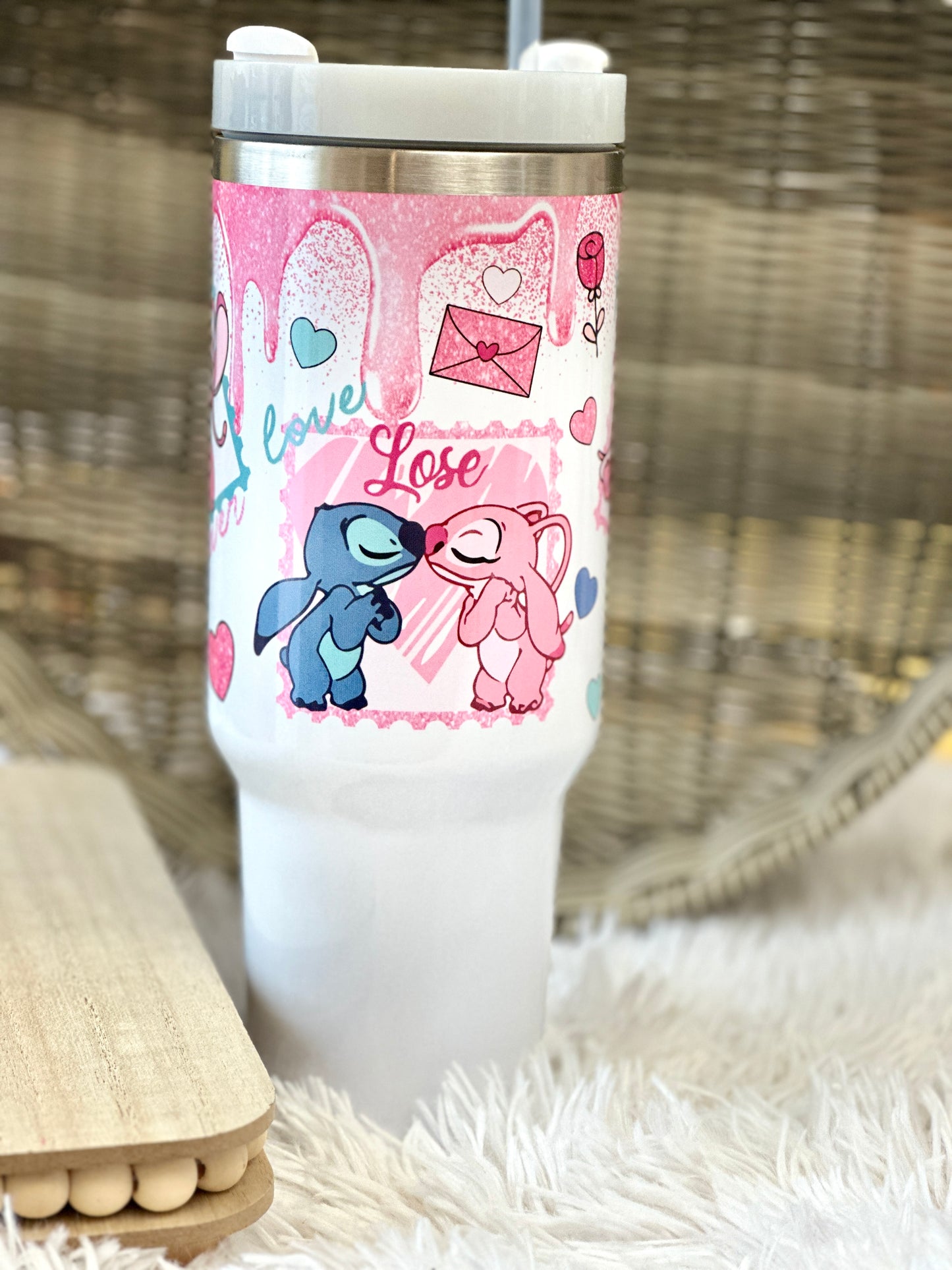 Stainless steel tumblers, Kitty tumblers, 40 oz tumblers, kitty tumblers with handles, alien tumblers, coquette bow tumblers, birthday gifts, back to school gifts, personalized tumblers.